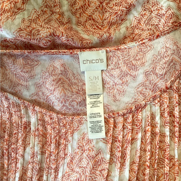 Chico’s Tassel Detail Poncho Tunic Top Size S/M - Picture 8 of 9